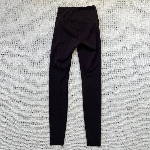 Kit & Ace Brown Corsica On-The Move Leggings - Size 0 - Picture 2 of 5